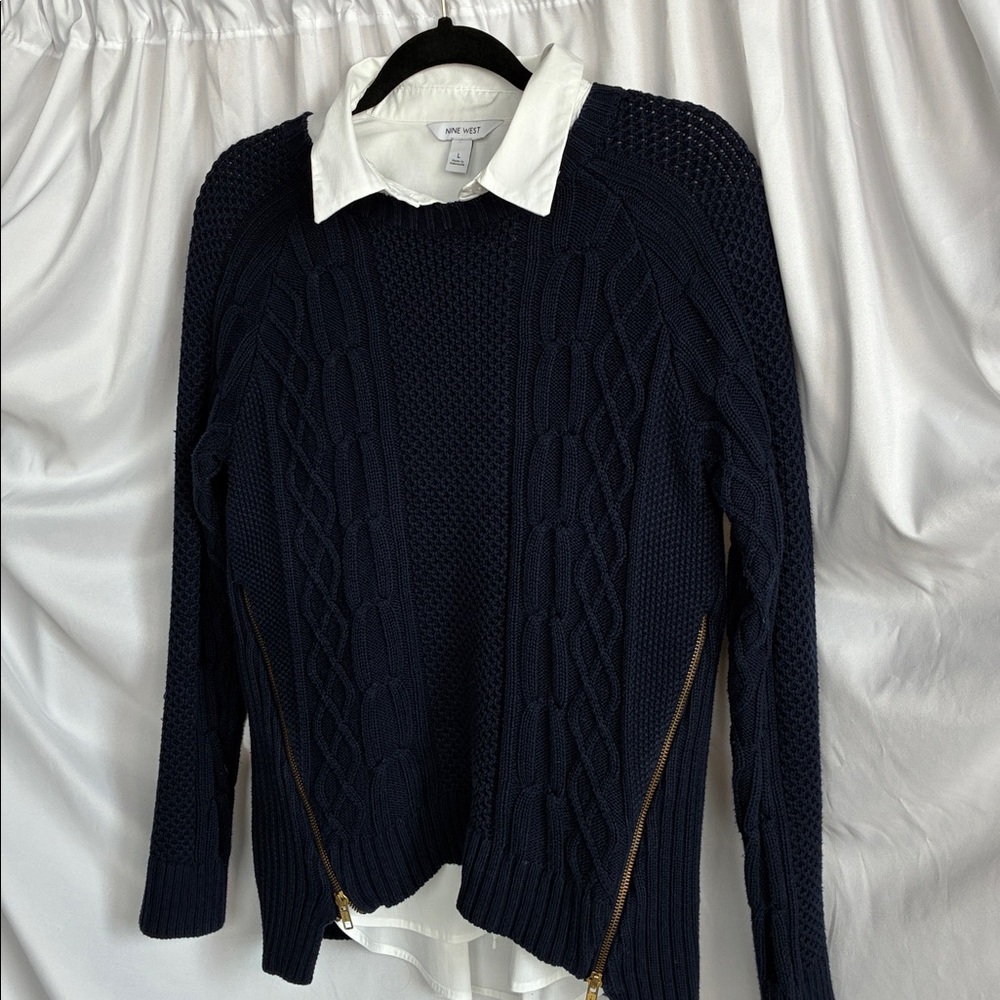 Cabi Navy Sweater